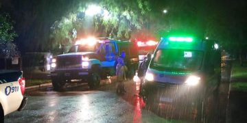 Incendio consumió una vivienda de calle Las Heras al 300.