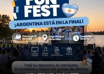 Alicia organiza un Fan Fest para ver en pantalla gigante la final del Mundial
