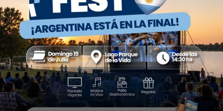 Alicia organiza un Fan Fest para ver en pantalla gigante la final del Mundial