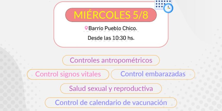 Nueva Ronda Sanitaria en Pueblo Chico