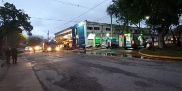 Simulacro de Bomberos y Servicios de Emergencias en el IPET 263